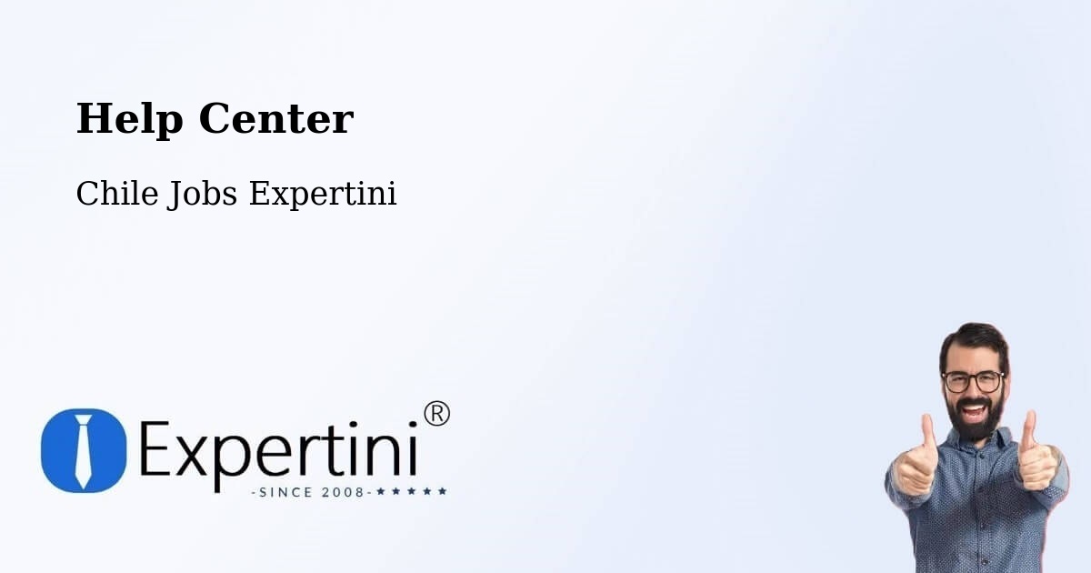 Help Center – Contulmo - Chile Jobs Expertini